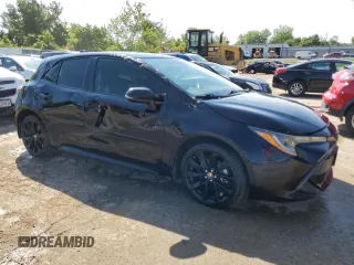 2021 Toyota Corolla Hatchback SE with VIN JTND4MBE9M3134382, listed as a Copart auction lot 57289134 with 62,465 mi miles and Salvage Title. Bid and sale history available at carsss.com. Image 4.