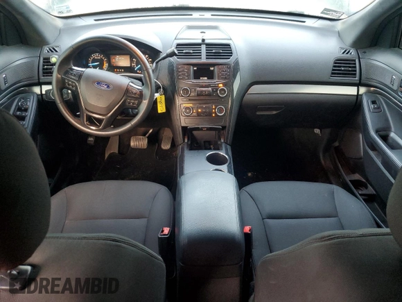2017 Ford Police Interceptor Utility with VIN 1FM5K8AR3HGD93373, listed as a Copart auction lot 64998215 with 57,314 mi miles and Salvage title. Bid and sale history available at DreamBid. Image 8.