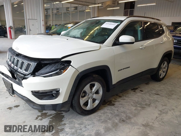 2018 Jeep Compass Latitude with VIN 3C4NJCBB3JT502380, listed as a IAAI auction lot 42144953 with Not provided miles and . Bid and sale history available at DreamBid. Image 16.