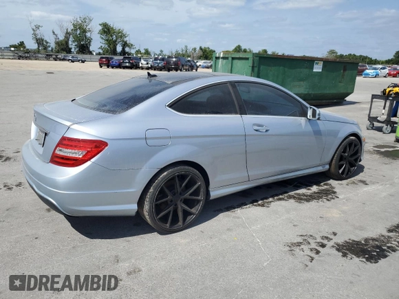 2013 Mercedes-Benz C 250 with VIN WDDGJ4HB0DF995087, listed as a Copart auction lot 54379365 with 104,348 mi miles and Clean Title. Bid and sale history available at DreamBid. Image 3.