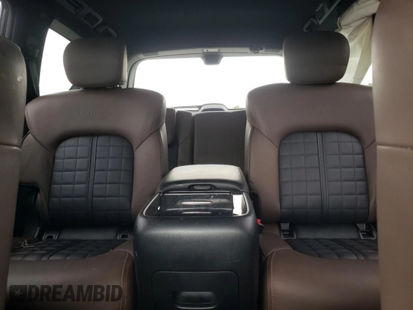 2019 Nissan Armada Platinum with VIN JN8AY2NE0K9759649, listed as a Copart auction lot 57716743 with 45,495 mi miles. Bid and sale history available at carsss.com. Image 10.
