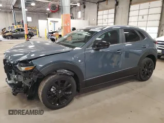 2025 Mazda CX-30 S Carbon Edition z VIN 3MVDMBCM3SM794376, wystawiony jako Copart lot #54338355 z przebiegiem 797 mil mil oraz Szkoda całkowita • Salvage title. Historia ofert i sprzedaży dostępna na DreamBid. Obrazek 1.