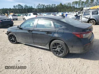 2025 Honda Civic Sedan Sport with VIN 2HGFE2F5XSH552339, listed as a Copart auction lot 43200375 with 6,258 mi miles and Salvage Title. Bid and sale history available at carsss.com. Image 2.