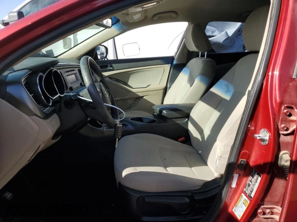 2014 Kia Optima LX with VIN 5XXGM4A72EG273906, listed as a Copart auction lot 50812355 with 104,004 mi miles and Salvage Title. Bid and sale history available at carsss.com. Image 7.