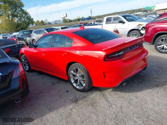 2021 Dodge Charger GT with VIN 2C3CDXHGXMH639231, listed as a IAAI auction lot 40846363 with 77,034 mi miles. Bid and sale history available at carsss.com. Image 14.