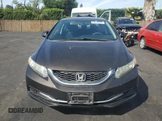 2013 Honda Civic LX with VIN 19XFB2F52DE214133, listed as a Copart auction lot 53840825 with 133,959 mi miles and Salvage Title. Bid and sale history available at DreamBid. Image 5.