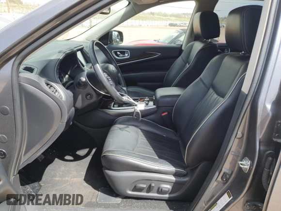 2018 Infiniti QX60 with VIN 5N1DL0MM7JC505146, listed as a Copart auction lot 52572145 with 75,057 mi miles and Salvage Title. Bid and sale history available at DreamBid. Image 7.
