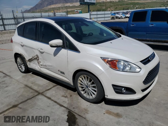 2016 Ford C-Max Energi SEL with VIN 1FADP5CU1GL101300, listed as a Copart auction lot 52308394 with 105,697 mi miles. Bid and sale history available at carsss.com. Image 4.