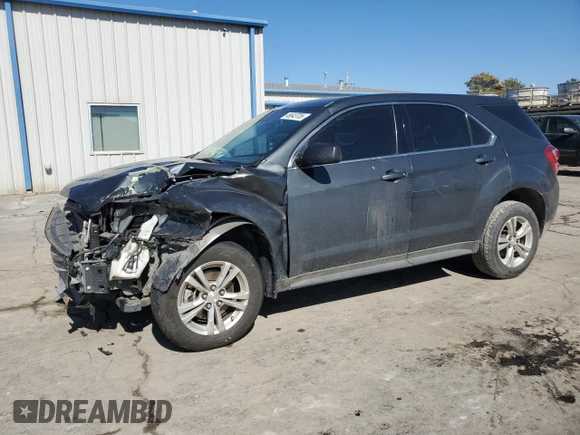 2017 Chevrolet Equinox LS with VIN 2GNALBEK9H1532517, listed as a Copart auction lot 46643705 with 148,402 mi miles and Salvage Title. Bid and sale history available at carsss.com. Image 1.