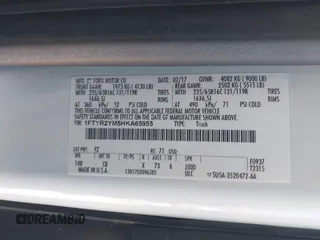 2017 Ford Transit with VIN 1FTYR2YM5HKA65955, listed as a IAAI auction lot 42188818 with Not provided miles and . Bid and sale history available at DreamBid. Image 9.
