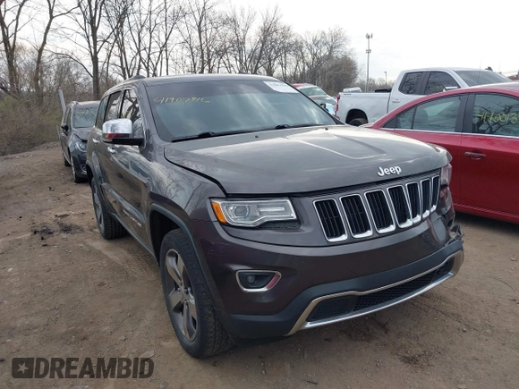 2014 Jeep Grand Cherokee Limited with VIN 1C4RJFBG3EC534827, listed as a IAAI auction lot 41907916 with 138,811 mi miles and . Bid and sale history available at DreamBid. Image 1.