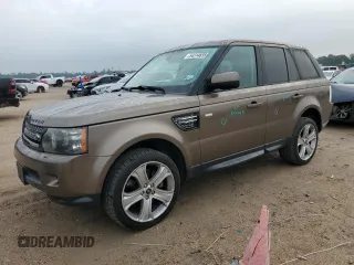 2013 Land Rover Range Rover Sport HSE LUX with VIN SALSK2D42DA799459, listed as a Copart auction lot 54314655 with 122,968 mi miles and Salvage Title. Bid and sale history available at carsss.com. Image 1.