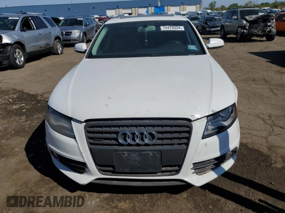 2012 Audi A4 Premium Plus с VIN WAUHFAFL7CA112573, выставлен на аукционе Copart как лот 74479334 с пробегом Не указан миль и Чистый • Clean title. История ставок и продаж доступна на DreamBid. Изображение 5.