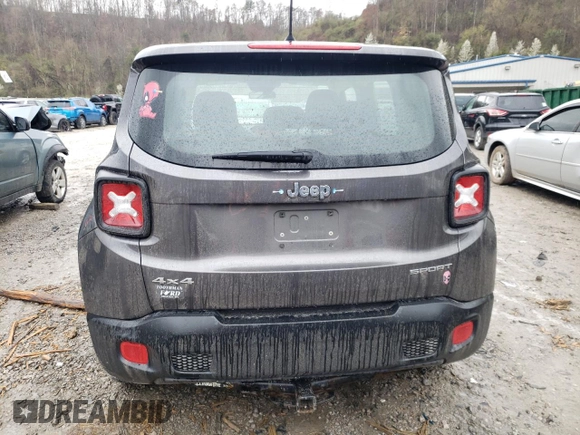 2016 Jeep Renegade Sport with VIN ZACCJBAW5GPD03336, listed as a Copart auction lot 50492275 with 116,001 mi miles and Salvage Title. Bid and sale history available at carsss.com. Image 6.