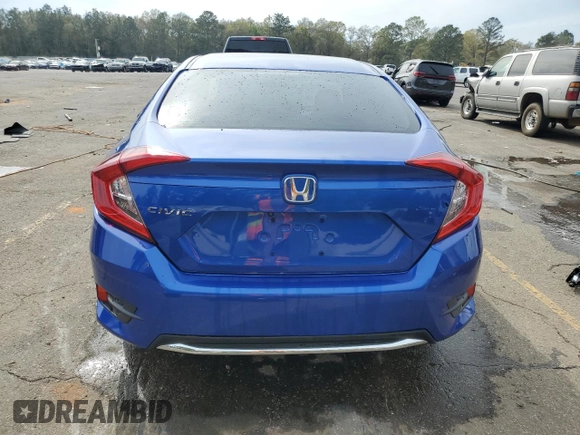 2019 Honda Civic LX with VIN 19XFC2F63KE016017, listed as a Copart auction lot 50440945 with 122,073 mi miles and Salvage Title. Bid and sale history available at DreamBid. Image 6.