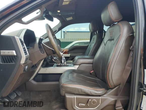 2016 Ford F-150 XL with VIN 1FTEW1CG8GFB21692, listed as a Copart auction lot 54180035 with 307,791 mi miles and Salvage title. Bid and sale history available at DreamBid. Image 7.