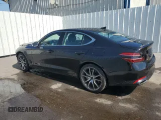 2025 Genesis G70 2.5T with VIN KMTG34SC6SU154908, listed as a Copart auction lot 54484345 with 5,270 mi miles and Clean Title. Bid and sale history available at carsss.com. Image 2.