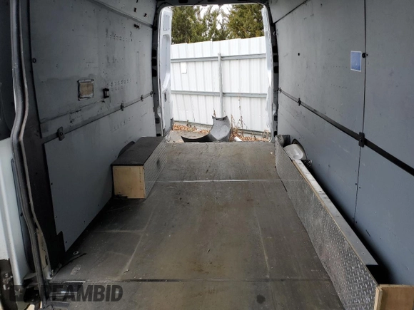 2023 Mercedes-Benz Sprinter Cargo with VIN W1Y4NCHY6PT123577, listed as a Copart auction lot 87227874 with Not Provided miles and Salvage Title. Bid and sale history available at carsss.com. Image 10.