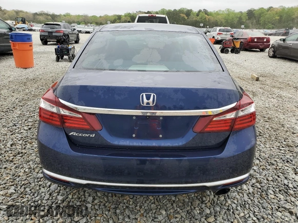 2016 Honda Accord Sedan LX with VIN 1HGCR2F36GA162950, listed as a Copart auction lot 50535345 with 45,663 mi miles and Salvage Title. Bid and sale history available at carsss.com. Image 6.