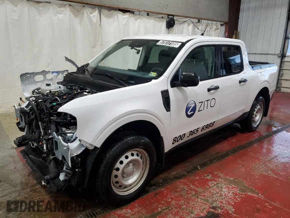 2023 Ford Maverick XL z VIN 3FTTW8F98PRA23603, wystawiony jako Copart lot #57517105 z przebiegiem Nie podano mil oraz Czysty tytuł • Clean title. Historia ofert i sprzedaży dostępna na DreamBid. Obrazek 1.
