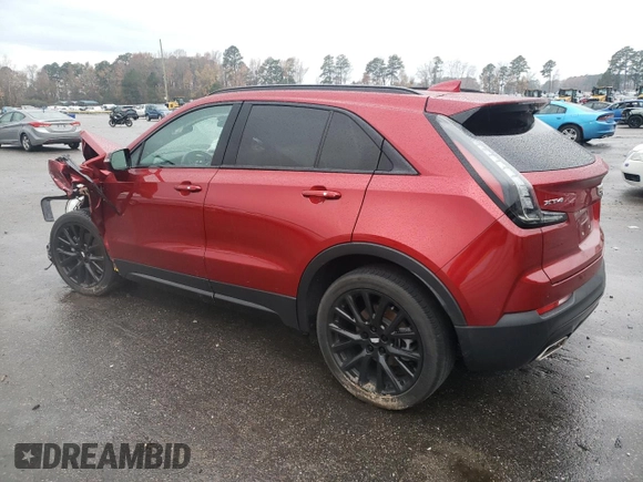 2022 Cadillac XT4 FWD Sport with VIN 1GYFZER43NF108145, listed as a Copart auction lot 83984054 with 36,603 mi miles and Salvage title. Bid and sale history available at DreamBid. Image 2.