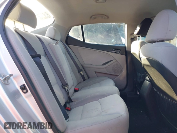 2012 Kia Optima LX with VIN KNAGM4A70C5282666, listed as a IAAI auction lot 41756098 with Not Provided miles and . Bid and sale history available at carsss.com. Image 8.