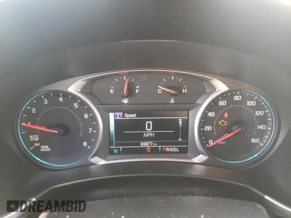 2018 Chevrolet Equinox Premier with VIN 2GNAXMEV6J6296380, listed as a Copart auction lot 50773395 with 93,877 mi miles and Salvage Title. Bid and sale history available at carsss.com. Image 9.