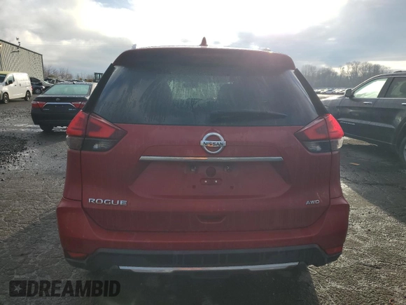 2017 Nissan Rogue S with VIN 5N1AT2MM3HC800169, listed as a Copart auction lot 49184585 with 133,195 mi miles and Salvage Title. Bid and sale history available at carsss.com. Image 6.