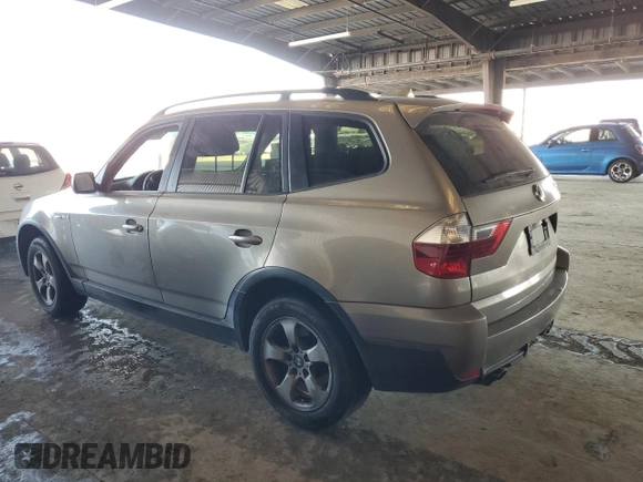 2008 BMW X3 3.0si with VIN WBXPC93438WJ07550, listed as a Copart auction lot 83121894 with 173,518 mi miles and Salvage Title. Bid and sale history available at carsss.com. Image 2.