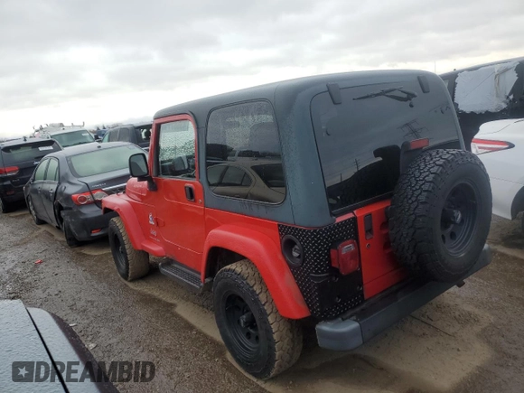 2003 Jeep Wrangler X z VIN 1J4FA39S73P355945, wystawiony jako Copart lot #43667775 z przebiegiem 123 823 mil mil oraz Czysty tytuł • Clean title. Historia ofert i sprzedaży dostępna na DreamBid. Obrazek 2.