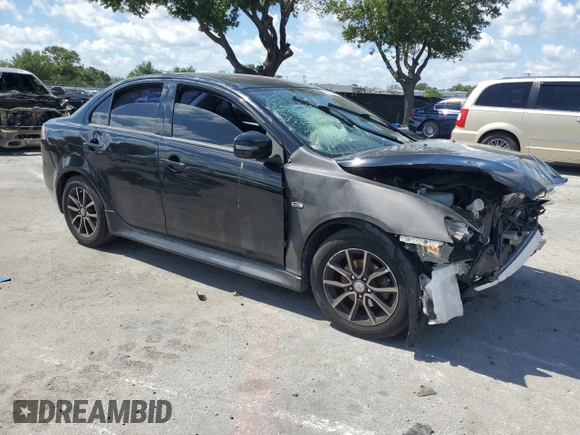 2017 Mitsubishi Lancer ES z VIN JA32U2FU6HU007637, wystawiony jako Copart lot #56843245 z przebiegiem 119 915 mil mil oraz Szkoda całkowita • Salvage title. Historia ofert i sprzedaży dostępna na DreamBid. Obrazek 4.