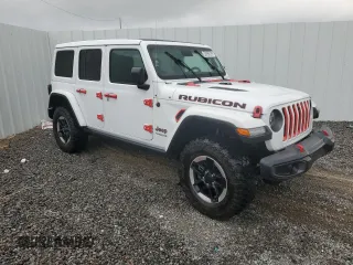 2021 Jeep Wrangler Unlimited Rubicon with VIN 1C4HJXFG9MW730828, listed as a Copart auction lot 45523055 with Not Provided miles and Clean Title. Bid and sale history available at DreamBid. Image 4.