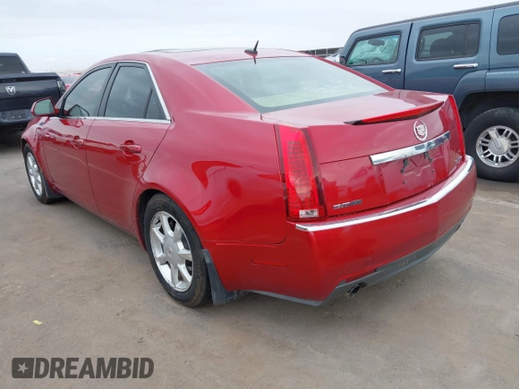 2008 Cadillac CTS AWD w/1SB with VIN 1G6DS57V880190008, listed as a IAAI auction lot 41560471 with 181,110 mi miles. Bid and sale history available at carsss.com. Image 3.