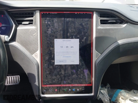 2018 Tesla Model S 75D with VIN 5YJSA1E43JF260547, listed as a IAAI auction lot 42346240 with 89,637 mi miles and . Bid and sale history available at DreamBid. Image 17.