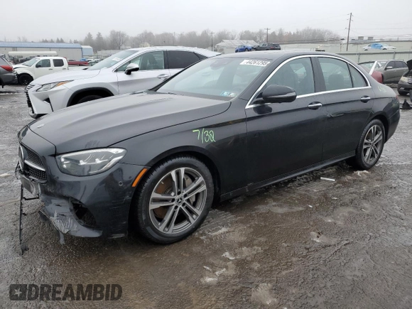2021 Mercedes-Benz E-Class E 350 with VIN W1KZF8EB2MA921737, listed as a Copart auction lot 44261295 with 111,199 mi miles and Salvage Title. Bid and sale history available at carsss.com. Image 1.