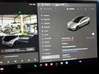 2022 Tesla Model 3 Performance with VIN 5YJ3E1EC6NF107912, listed as a Copart auction lot 46126545 with 31,389 mi miles and Salvage Title. Bid and sale history available at carsss.com. Image 9.