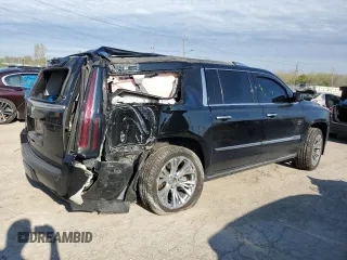 2015 Cadillac Escalade ESV Premium with VIN 1GYS4JKJ7FR174963, listed as a Copart auction lot 54195675 with 120,171 mi miles and Salvage title. Bid and sale history available at DreamBid. Image 3.