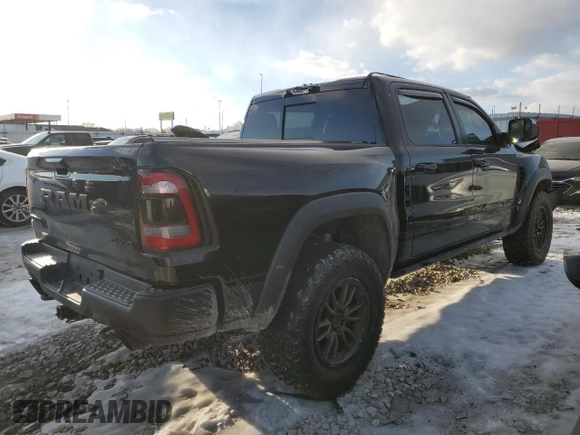 2021 Ram 1500 TRX with VIN 1C6SRFU9XMN704748, listed as a Copart auction lot 89356555 with 104,286 mi miles and Salvage Title. Bid and sale history available at carsss.com. Image 3.