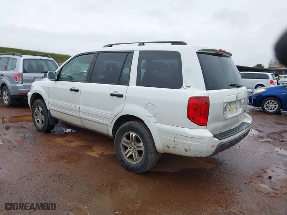 2003 Honda Pilot EX with VIN 2HKYF18583H604491, listed as a IAAI auction lot 41601122 with 342,504 mi miles. Bid and sale history available at carsss.com. Image 3.