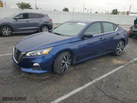 2022 Nissan Altima 2.5 SR with VIN 1N4BL4CV8NN407806, listed as a Copart auction lot 47472645 with 38,305 mi miles and Salvage Title. Bid and sale history available at carsss.com. Image 1.