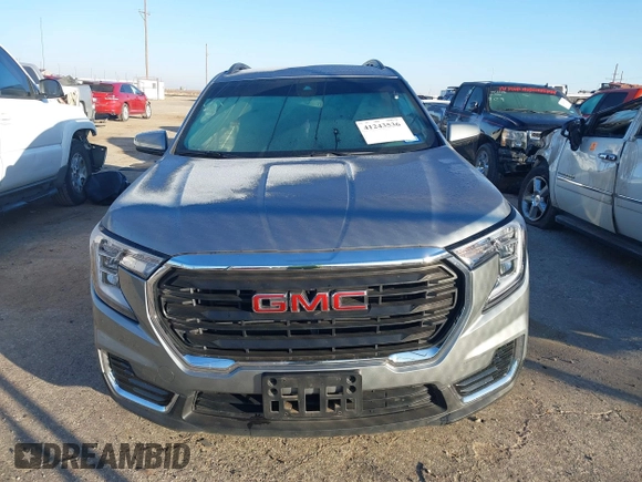 2023 GMC Terrain SLE with VIN 3GKALMEG7PL186419, listed as a IAAI auction lot 41243536 with 24,142 mi miles. Bid and sale history available at carsss.com. Image 12.