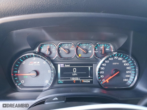 2015 Chevrolet Silverado 1500 LT with VIN 3GCUKREC4FG484813, listed as a Copart auction lot 49317495 with 148,409 mi miles and Salvage Title. Bid and sale history available at carsss.com. Image 9.