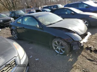 2004 Infiniti G35 Coupe w/Leather with VIN JNKCV54E14M814852, listed as a Copart auction lot 80864474 with 0 mi miles and Salvage Title. Bid and sale history available at carsss.com. Image 4.