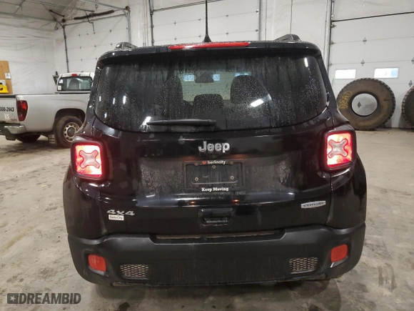 2018 Jeep Renegade Latitude with VIN ZACCJBBB3JPJ21604, listed as a Copart auction lot 48990675 with 169,740 mi miles and Non Repairable. Bid and sale history available at carsss.com. Image 6.