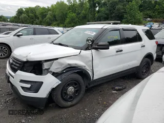 2017 Ford Police Interceptor Utility z VIN 1FM5K8AR1HGB65002, wystawiony jako Copart lot #61573495 z przebiegiem 159 631 mil mil oraz Szkoda całkowita • Salvage title. Historia ofert i sprzedaży dostępna na DreamBid. Obrazek 1.