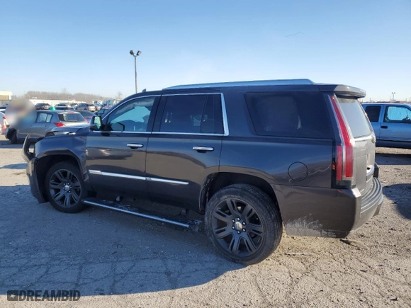 2016 Cadillac Escalade Premium Collection with VIN 1GYS4CKJ9GR457121, listed as a Copart auction lot 82835424 with 90,072 mi miles and Salvage Title. Bid and sale history available at carsss.com. Image 2.