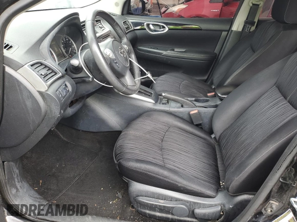 2017 Nissan Sentra SV with VIN 3N1AB7APXHY233990, listed as a Copart auction lot 59626525 with 100,069 mi miles and Salvage title. Bid and sale history available at DreamBid. Image 7.