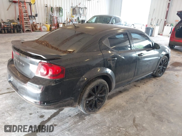 2013 Dodge Avenger SXT with VIN 1C3CDZCGXDN682929, listed as a IAAI auction lot 42689835 with 218,798 mi miles and . Bid and sale history available at DreamBid. Image 4.