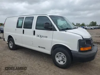 2016 Chevrolet Express Cargo Van with VIN 1GCWGAFGXG1259793, listed as a Copart auction lot 51982765 with 156,295 mi miles and Salvage Title. Bid and sale history available at carsss.com. Image 4.