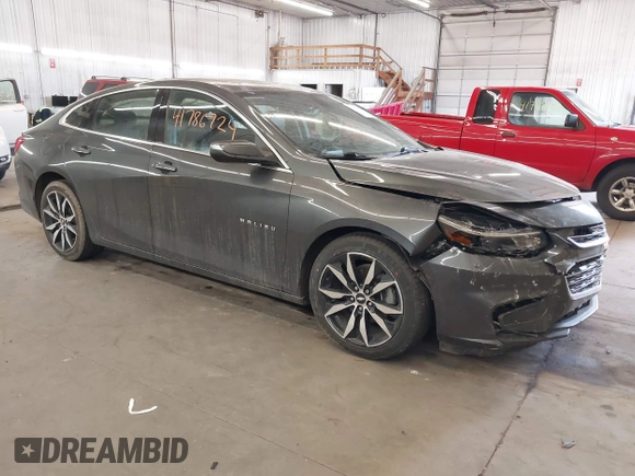 2018 Chevrolet Malibu LT with VIN 1G1ZD5ST6JF228673, listed as a IAAI auction lot 41786724 with 128,465 mi miles. Bid and sale history available at carsss.com. Image 1.